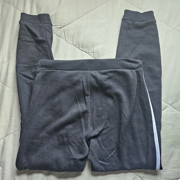 SKECHERS Girls Jogger Sweatpants Black White XL 14-16 - Picture 5 of 5